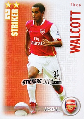 Sticker Theo Walcott - Shoot Out Premier League 2006-2007 n. 16 - Magicboxint