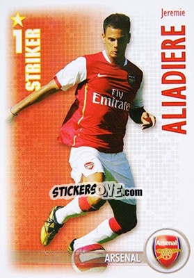 Sticker Jeremie Aliadiere - Shoot Out Premier League 2006-2007 - Magicboxint