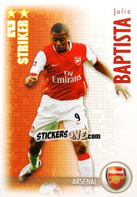 Sticker Julio Baptista - Shoot Out Premier League 2006-2007 n. 18 - Magicboxint