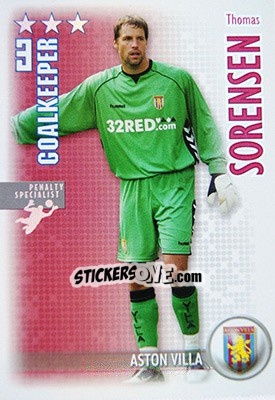 Sticker Thomas Sorensen - Shoot Out Premier League 2006-2007 - Magicboxint