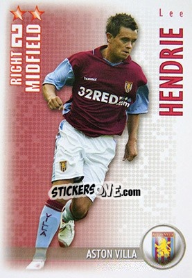 Sticker Lee Hendrie - Shoot Out Premier League 2006-2007 - Magicboxint