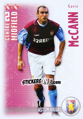 Sticker Gavin McCann - Shoot Out Premier League 2006-2007 - Magicboxint