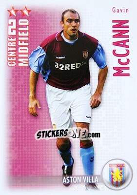 Cromo Gavin McCann - Shoot Out Premier League 2006-2007 - Magicboxint