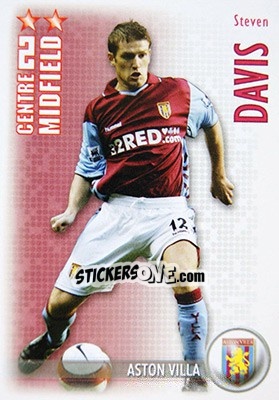 Sticker Steven Davis - Shoot Out Premier League 2006-2007 - Magicboxint
