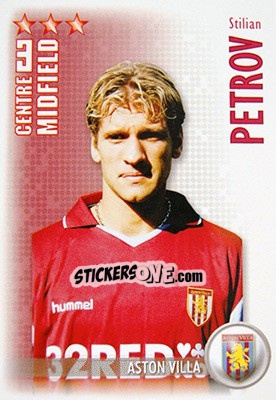 Sticker Stiliyan Petrov - Shoot Out Premier League 2006-2007 - Magicboxint