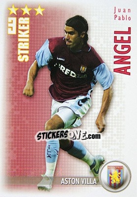 Sticker Juan Pablo Angel - Shoot Out Premier League 2006-2007 - Magicboxint