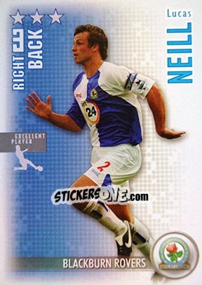 Sticker Lucas Neill - Shoot Out Premier League 2006-2007 n. 39 - Magicboxint
