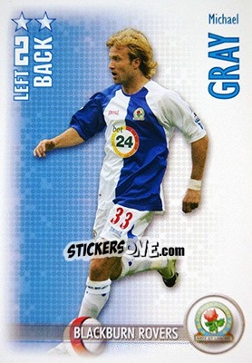 Sticker Michael Gray - Shoot Out Premier League 2006-2007 - Magicboxint