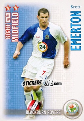 Sticker Brett Emerton - Shoot Out Premier League 2006-2007 - Magicboxint