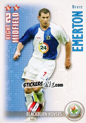 Cromo Brett Emerton - Shoot Out Premier League 2006-2007 - Magicboxint