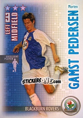 Sticker Morten Gamst Pedersen - Shoot Out Premier League 2006-2007 - Magicboxint