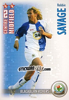 Sticker Robbie Savage - Shoot Out Premier League 2006-2007 - Magicboxint