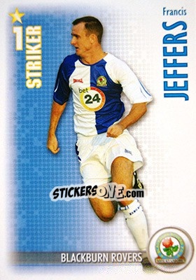 Sticker Francis Jeffers - Shoot Out Premier League 2006-2007 - Magicboxint