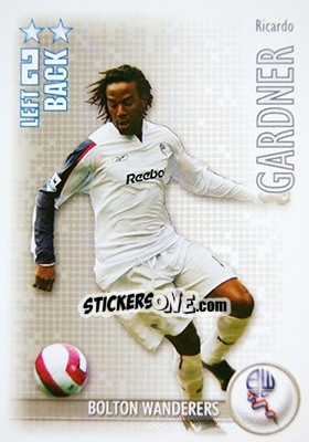 Sticker Ricardo Gardner - Shoot Out Premier League 2006-2007 - Magicboxint