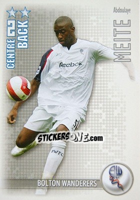 Sticker Abdoulaye Meite - Shoot Out Premier League 2006-2007 - Magicboxint