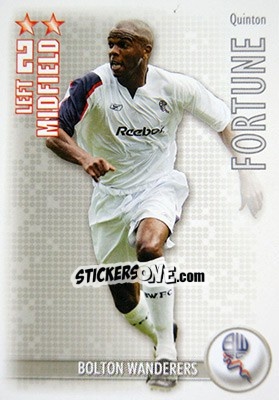 Sticker Quinton Fortune - Shoot Out Premier League 2006-2007 - Magicboxint