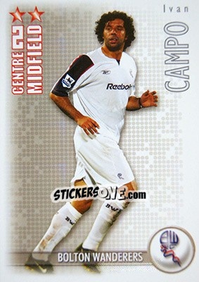 Sticker Ivan Campo - Shoot Out Premier League 2006-2007 - Magicboxint