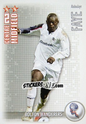 Cromo Abdoulaye Faye - Shoot Out Premier League 2006-2007 - Magicboxint
