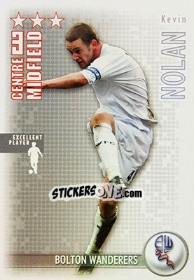 Sticker Kevin Nolan - Shoot Out Premier League 2006-2007 n. 66 - Magicboxint