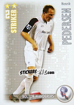 Sticker Henrik Pedersen - Shoot Out Premier League 2006-2007 - Magicboxint