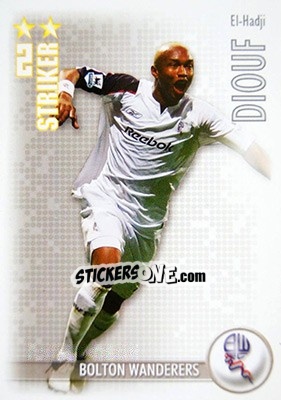 Sticker El Hadji Diouf - Shoot Out Premier League 2006-2007 - Magicboxint