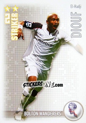 Sticker El Hadji Diouf - Shoot Out Premier League 2006-2007 n. 70 - Magicboxint