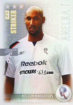 Sticker Nicolas Anelka - Shoot Out Premier League 2006-2007 - Magicboxint