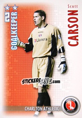 Sticker Scott Carson - Shoot Out Premier League 2006-2007 - Magicboxint