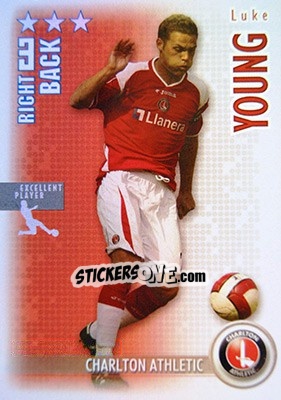 Sticker Luke Young - Shoot Out Premier League 2006-2007 - Magicboxint