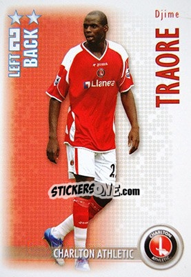 Sticker Djimi Traore - Shoot Out Premier League 2006-2007 - Magicboxint
