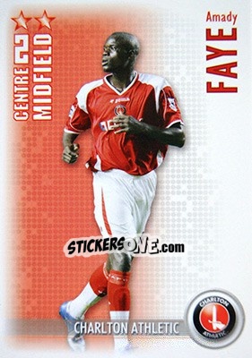 Sticker Amady Faye - Shoot Out Premier League 2006-2007 - Magicboxint