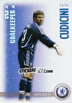 Sticker Carlo Cudicini - Shoot Out Premier League 2006-2007 - Magicboxint
