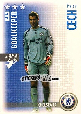 Sticker Petr Cech - Shoot Out Premier League 2006-2007 n. 92 - Magicboxint