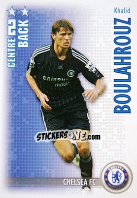 Sticker Khalid Boulahrouz - Shoot Out Premier League 2006-2007 - Magicboxint