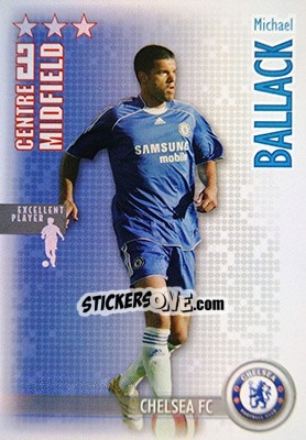 Sticker Michael Ballack - Shoot Out Premier League 2006-2007 n. 102 - Magicboxint