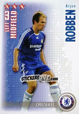 Sticker Arjen Robben - Shoot Out Premier League 2006-2007 n. 103 - Magicboxint