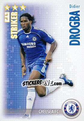 Sticker Didier Drogba - Shoot Out Premier League 2006-2007 n. 106 - Magicboxint