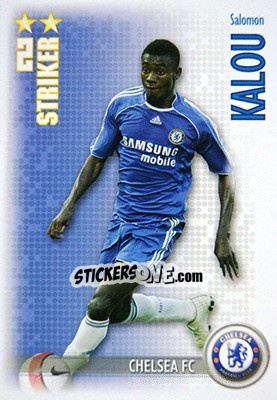Sticker Salomon Kalou - Shoot Out Premier League 2006-2007 n. 108 - Magicboxint