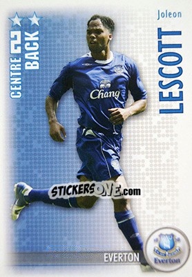 Sticker Joleon Lescott - Shoot Out Premier League 2006-2007 - Magicboxint