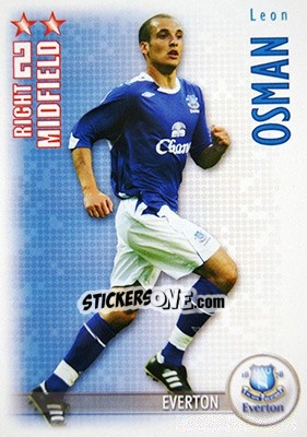 Sticker Leon Osman - Shoot Out Premier League 2006-2007 - Magicboxint