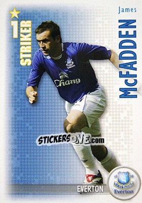Sticker James McFadden - Shoot Out Premier League 2006-2007 n. 126 - Magicboxint