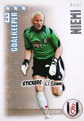 Sticker Antti Niemi - Shoot Out Premier League 2006-2007 - Magicboxint