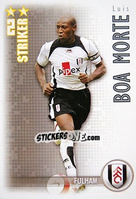 Sticker Luis Boa Morte - Shoot Out Premier League 2006-2007 - Magicboxint