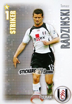 Sticker Tomasz Radzinski - Shoot Out Premier League 2006-2007 - Magicboxint