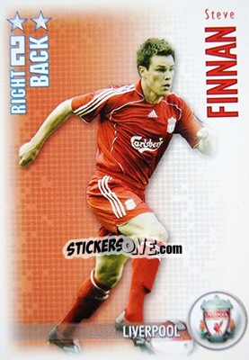 Sticker Steve Finnan - Shoot Out Premier League 2006-2007 - Magicboxint