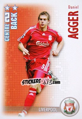 Sticker Daniel Agger - Shoot Out Premier League 2006-2007 n. 149 - Magicboxint