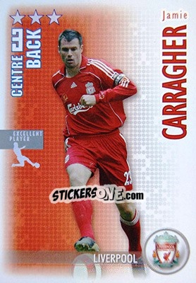 Sticker Jamie Carragher - Shoot Out Premier League 2006-2007 n. 150 - Magicboxint