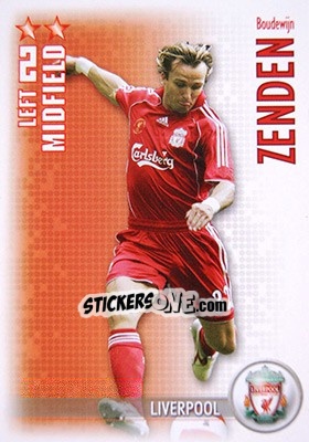 Sticker Boudewijn Zenden - Shoot Out Premier League 2006-2007 - Magicboxint