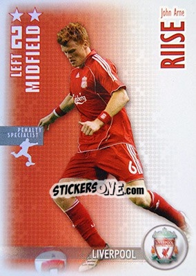 Sticker John Arne Riise - Shoot Out Premier League 2006-2007 n. 152 - Magicboxint
