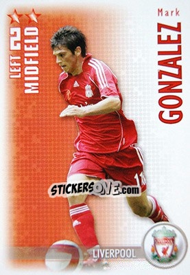 Sticker Mark Gonzalez - Shoot Out Premier League 2006-2007 - Magicboxint